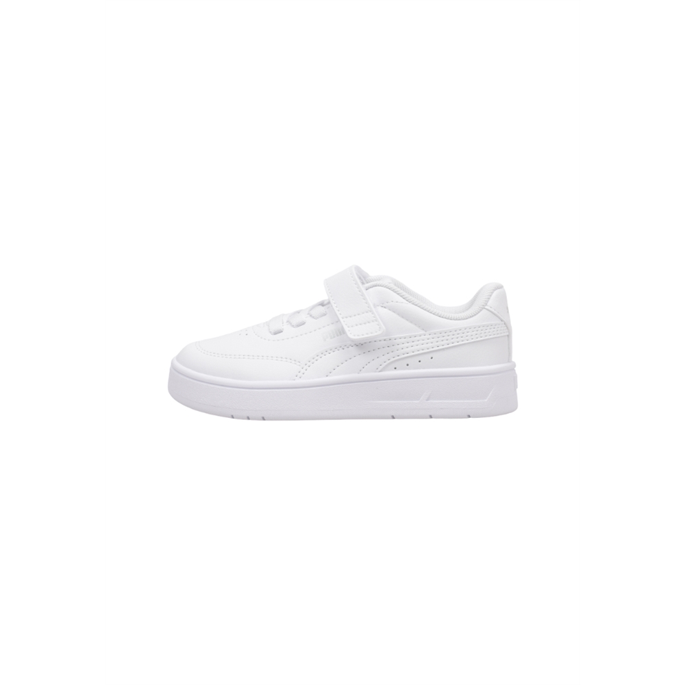 Puma COURT CLASIC CLEAN  Deportivas Con Velcro Niño Blanco