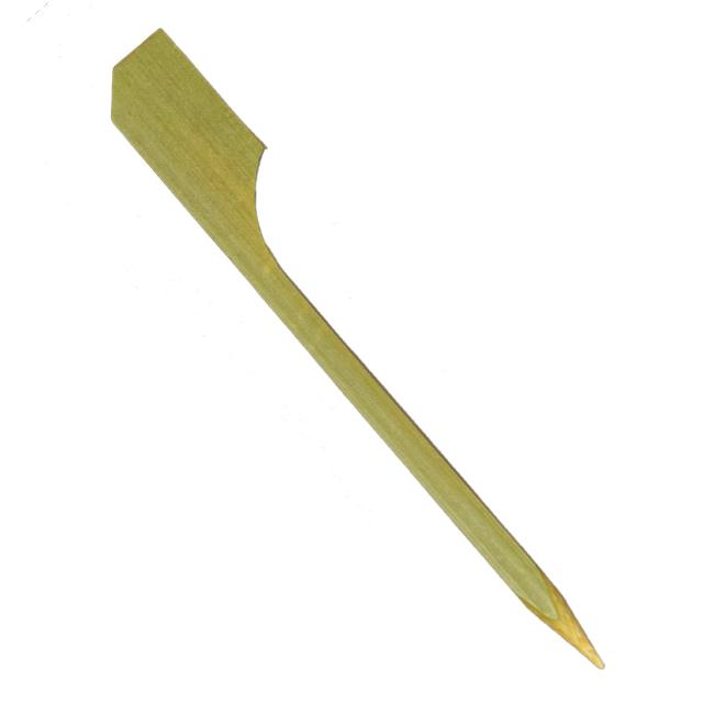 MONOUSO | Pinchos de Bambú "Golf" 7cm en caja (100 Uds)