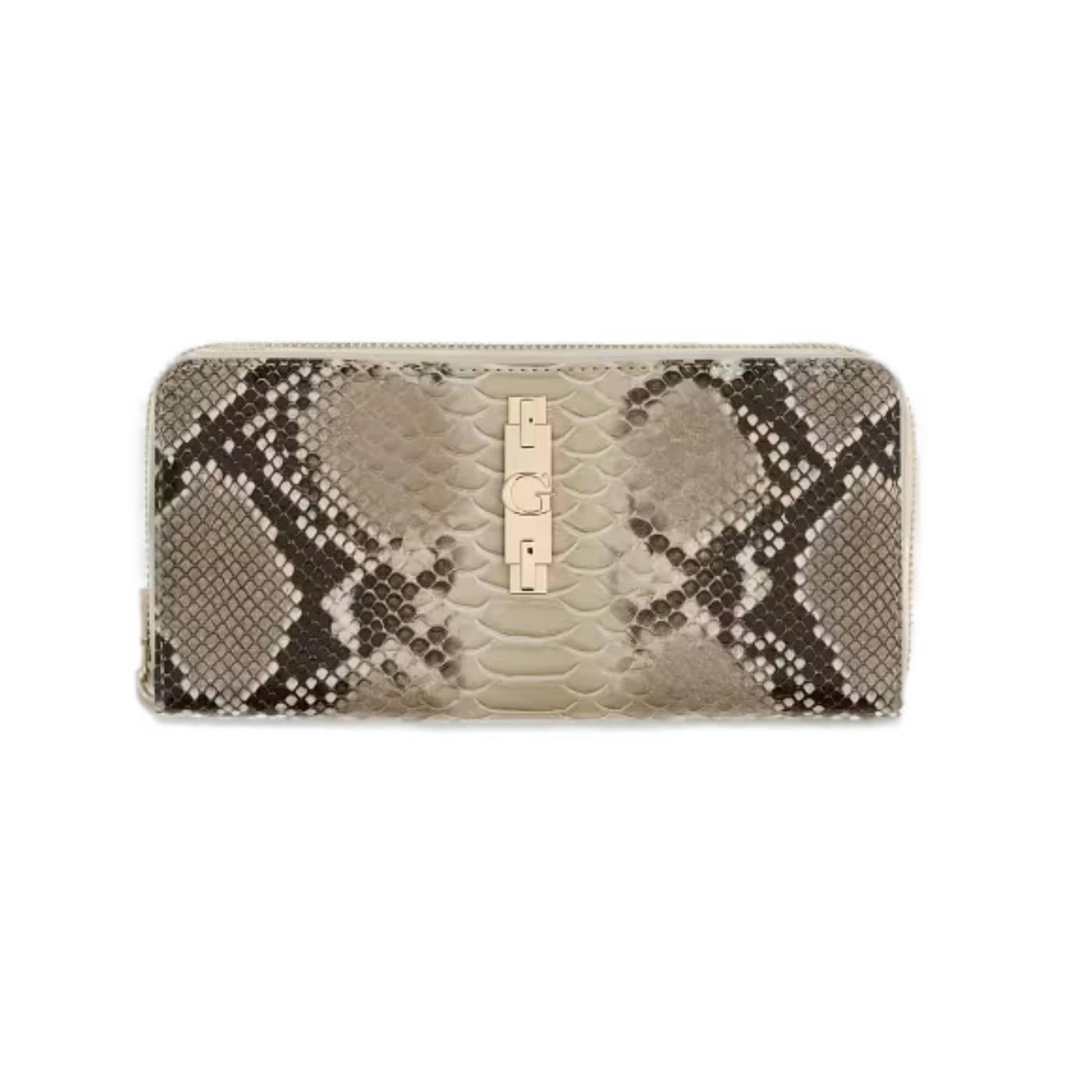 Cartera Guess Yvonne serpiente alargado para mujer