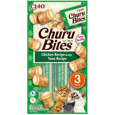 Churu Bites Receta de Atún para Gatos 3 x 10 gr