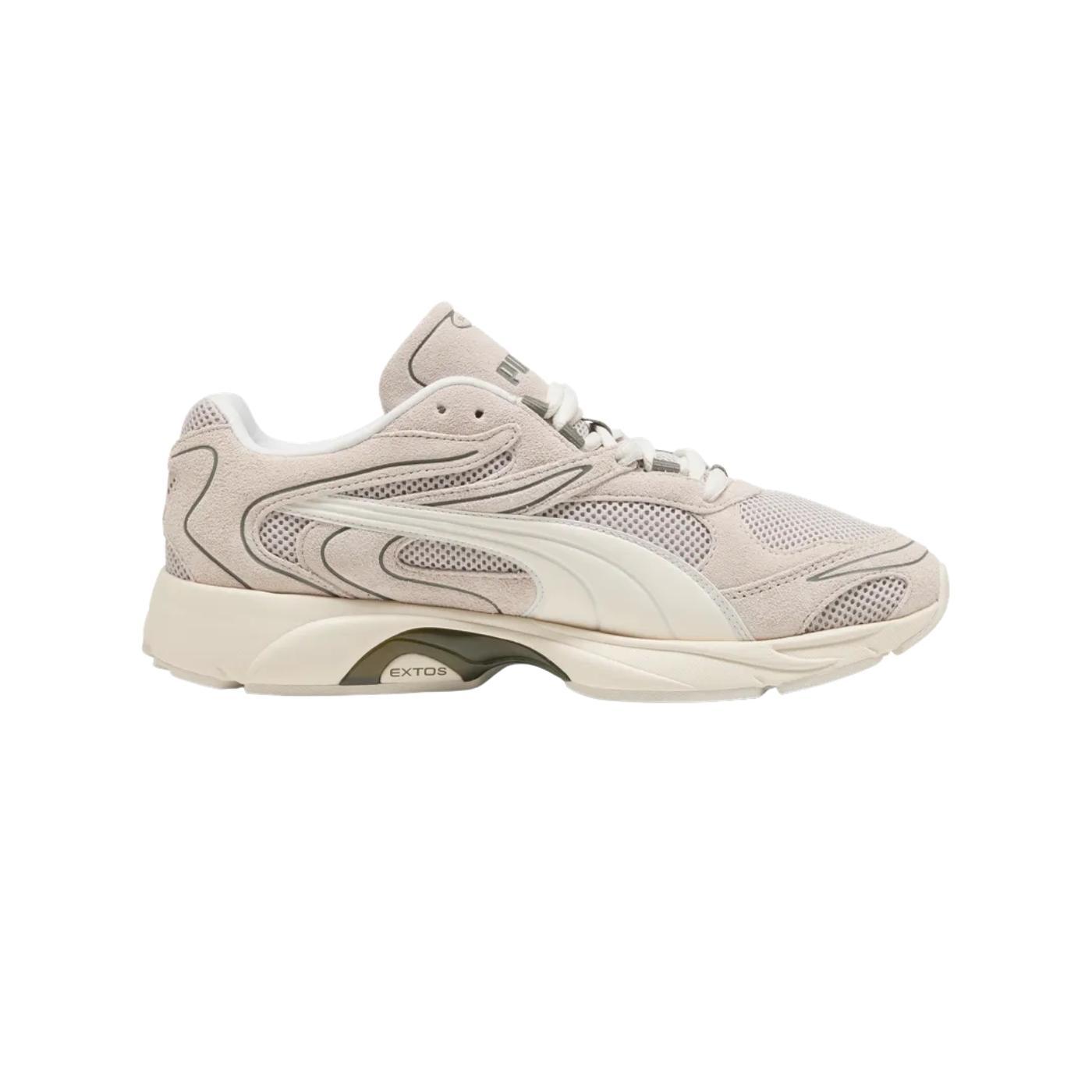 Zapatillas puma extos sd beige de mujer.