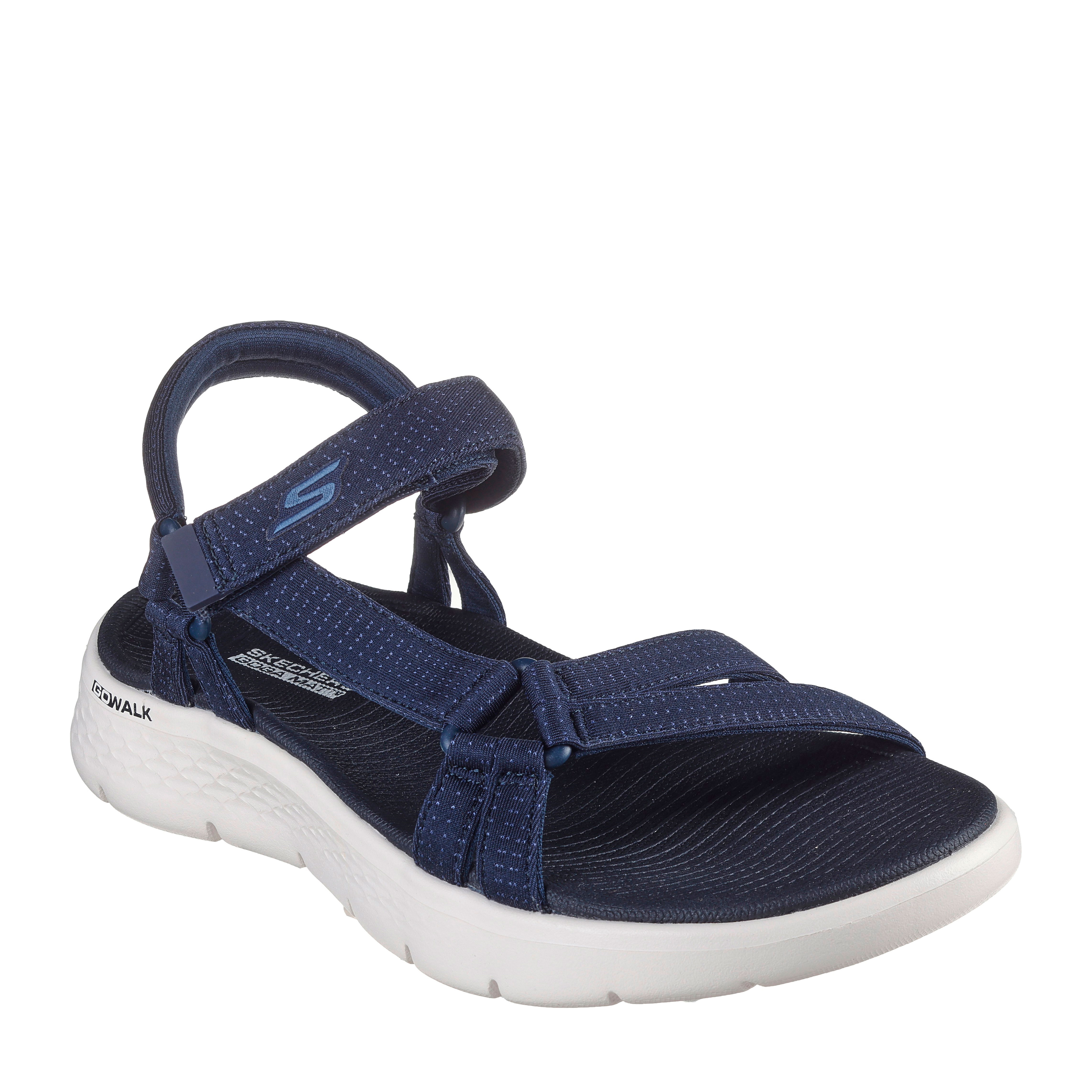 Skechers Sandalias Go Walk Flex Sandal Marinas 141451-NVY , para Mujer