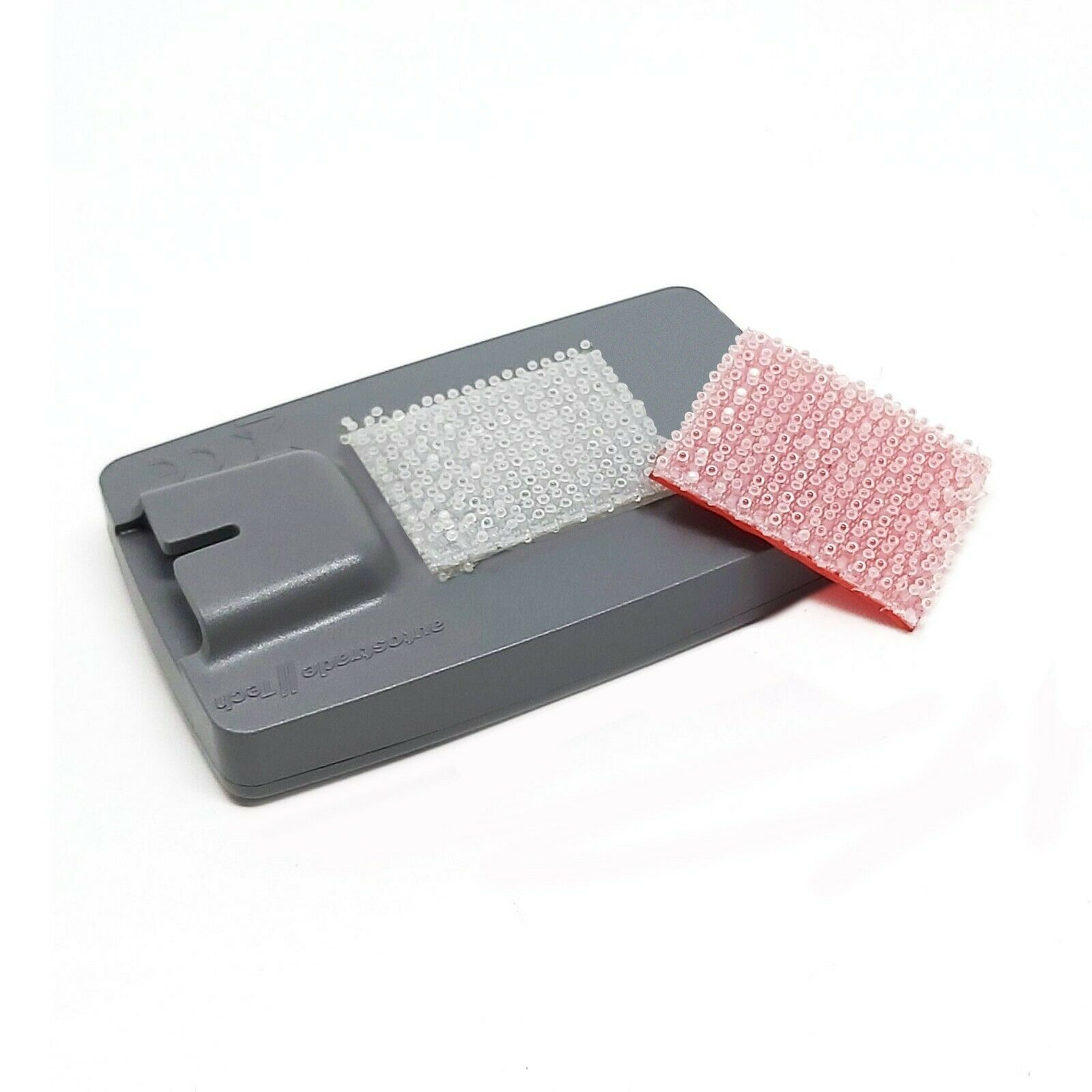 Sistema de fijación de telepeaje extraíble Dual Lock, transparente, 4 piezas