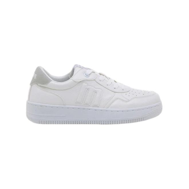 Zapatillas Blancas Mustang Gravity Mujer Mtng: Estilo Atemporal y Comodidad Ventilada con Suela Ligera y Acolchado