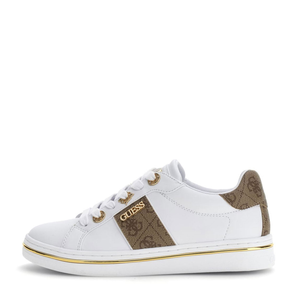 Guess..  Deportivas blancas FLPSTW FAL12-BEIBR , para Mujer