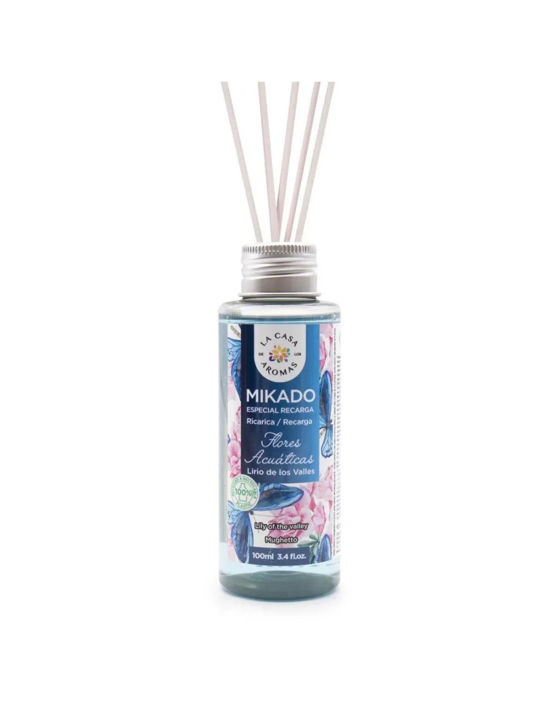 Mikado - Colección Exquisita - Ambientador 100 Ml - Aromas Naturales - Pack de 6 Unidades