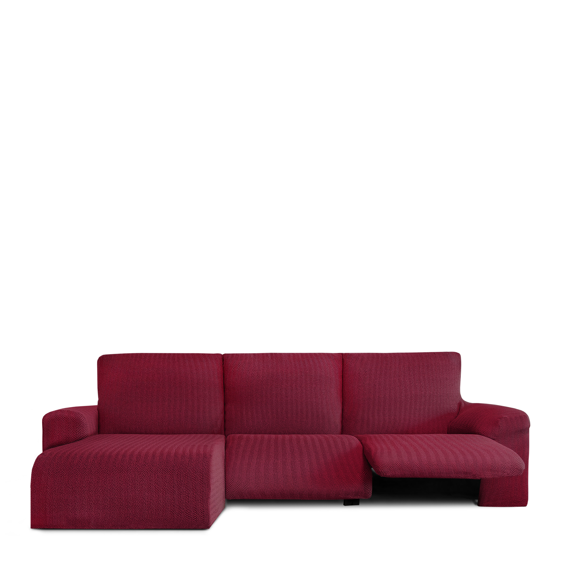Funda Chaise Longue brazo corto izquierda bielástica Jaz
