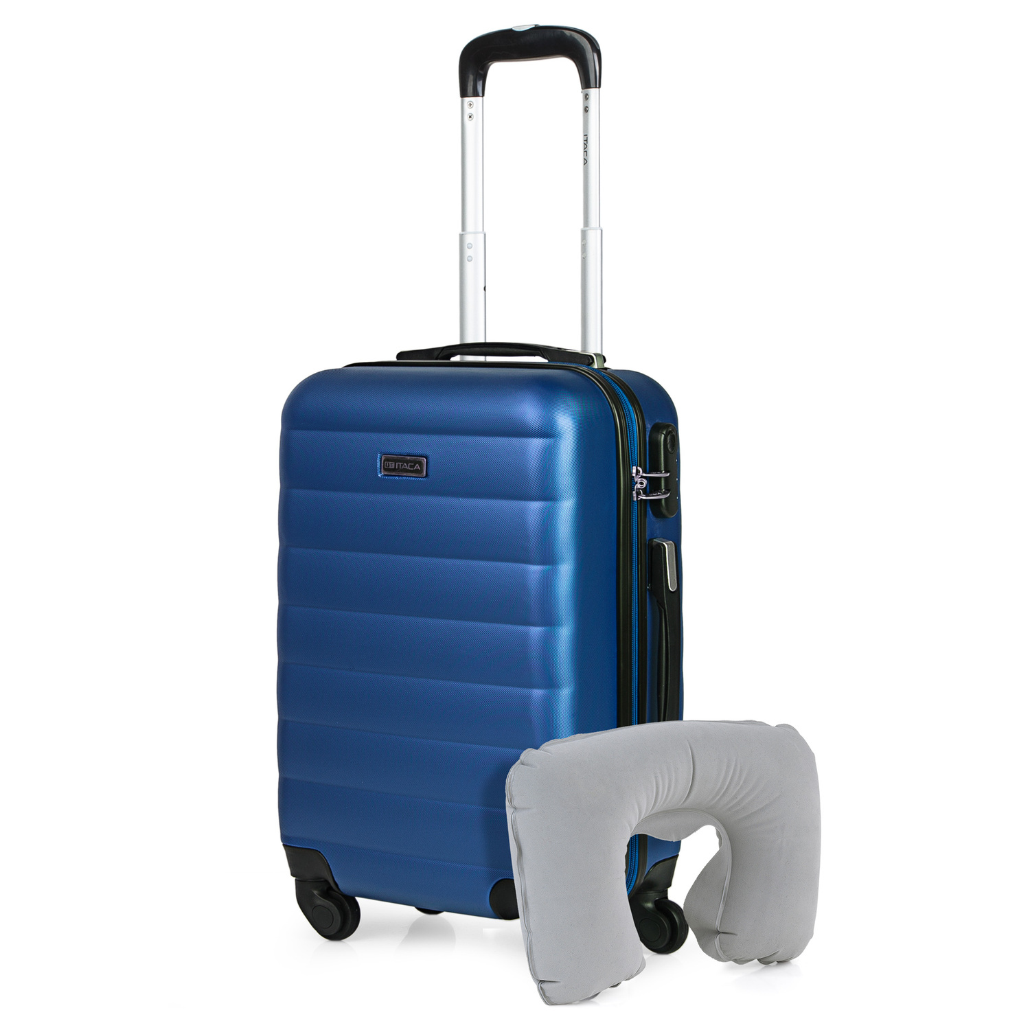 Itaca - Maletas De Viaje Cabina 54X38x20 - Maletas De Cabina Con 4 Ruedas - Maletas De Viaje Pequeñas De Marca. Trolley Cabina Equipaje De Mano 10Kg. Maleta Cabina Con Candado De Combinación 71250A