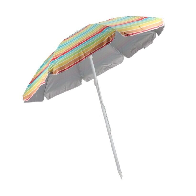Gerimport - Sombrilla Inclinable 360º Iris 180cm - Protección y Comodidad Bajo el Sol Estival