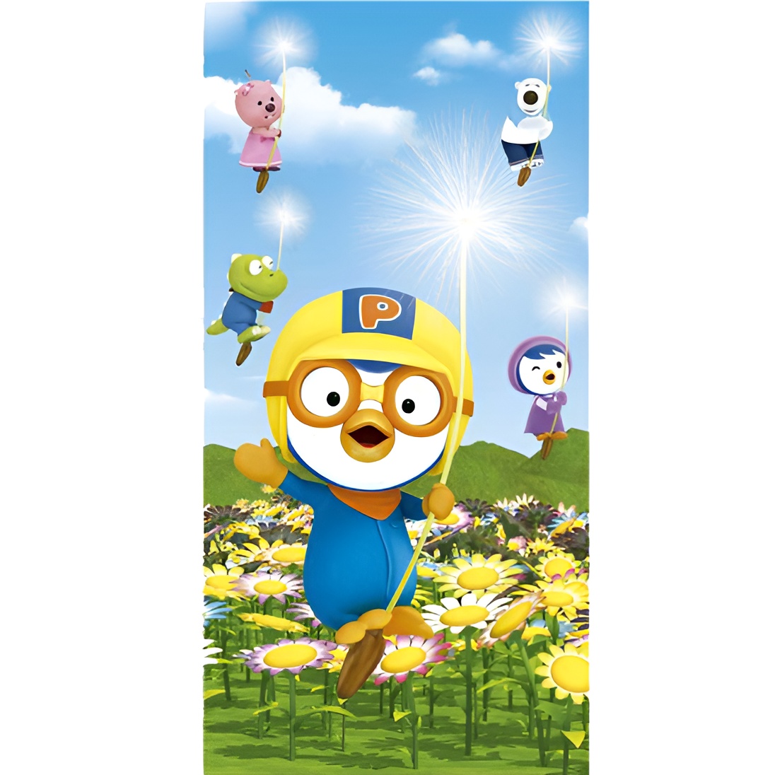 Toalla PORORO 70x140cm Poliéster 250gr Multicolor