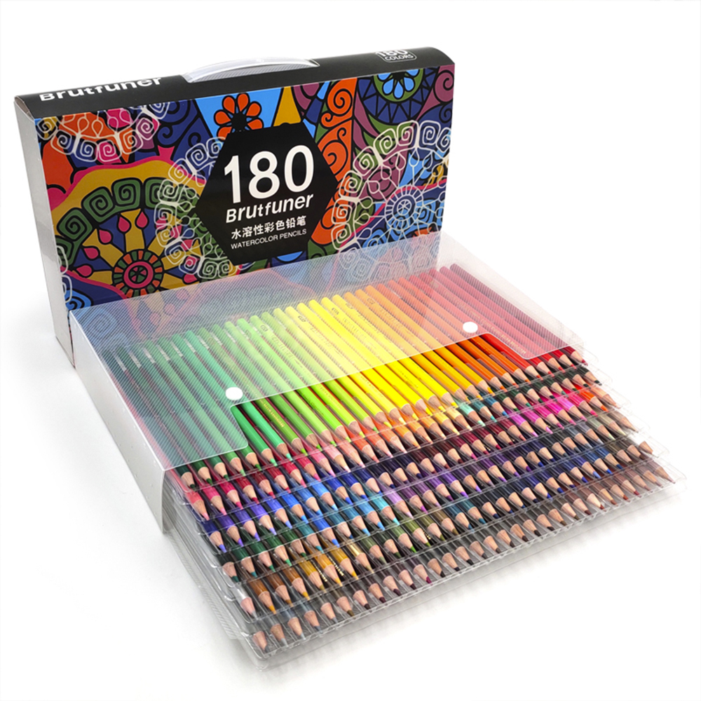 DAM. Set Profesional de lapices de colores acuarelables 180 colores. 34,5x5,5x20 cm.