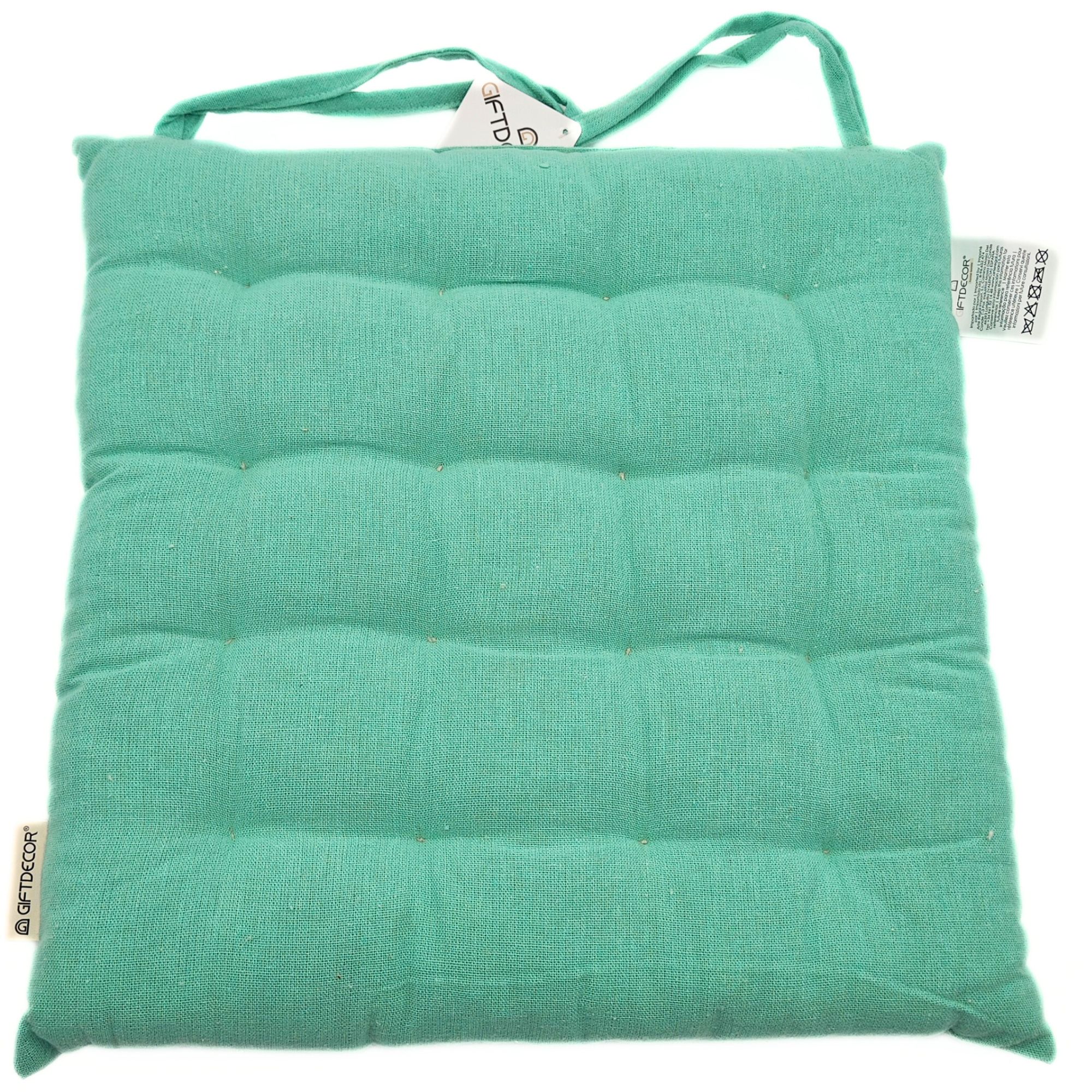 Start Electric Cojín cuadrado 40 x 40 cm para sillas - Disponible en varios colores Marca Giftdecor