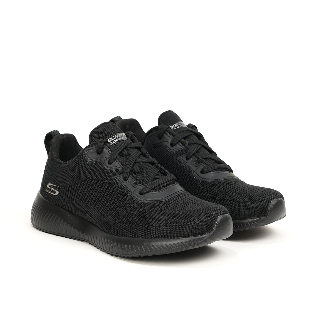 Skechers - Deportivas Bobs Sport Squad Tough Talk Negro Plantilla Memory Foam