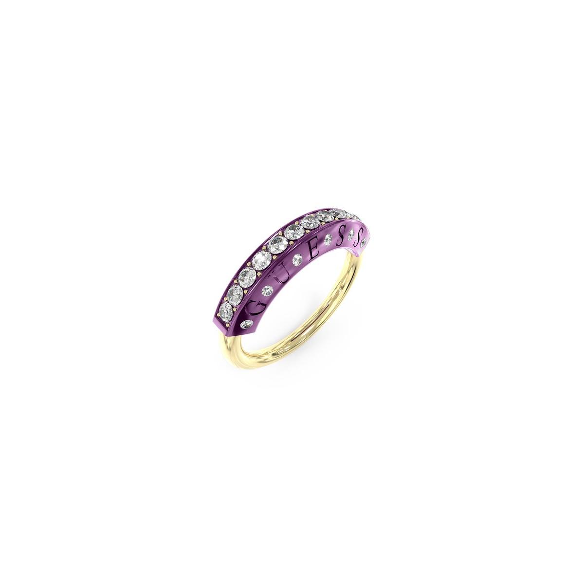Guess Anillo Mujer Guess Bond De Acero Dorado Talla Europea 52 Talla España  Jubr03254jwygpp52
