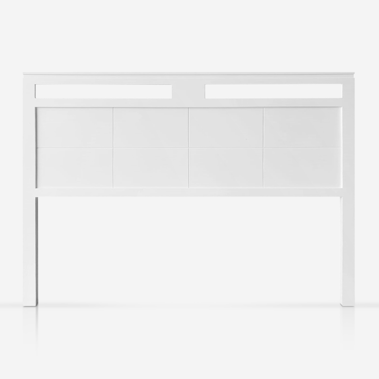Cabecero MALAGA Abierto  Lacado Blanco  Madera de Pino  Artesanal  Fabricado en España  Muebles PEJECAR