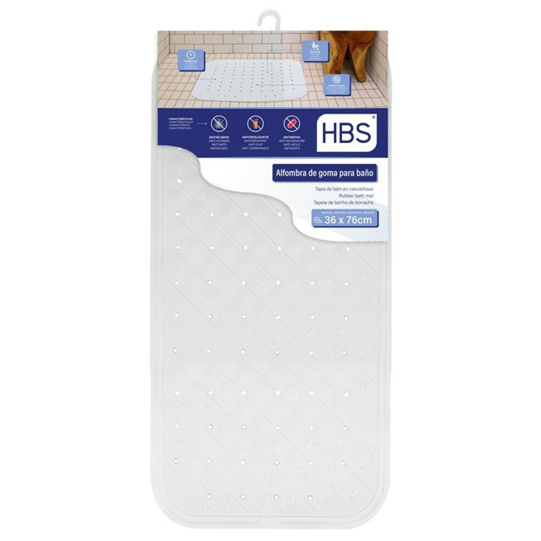 UD - Alfombra de Baño Antideslizante Rectangular 36x97 cm – Goma Resistente 880g | Seguridad y Comodidad para Ducha y Bañera