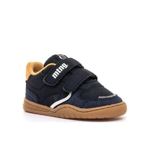 Zapatillas Barefoot Infantiles Mustang Free 49092 Azul Marino con Puntera Ancha y Zero Drop