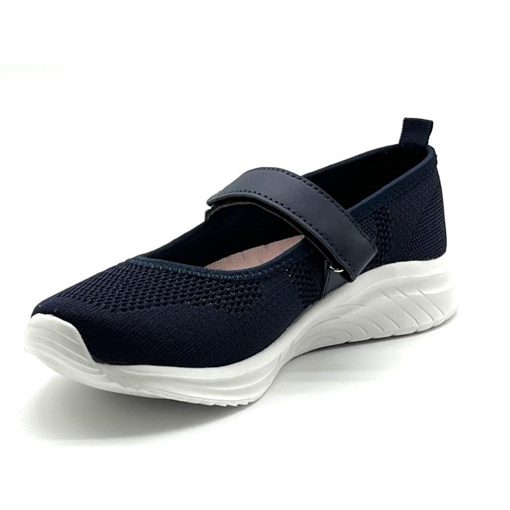 Nicoboco - Bailarinas Deportivas Nicoboco para Mujer: diseño versátil estilo bailarina clásica con zapatilla deportiva, cierre ajustable, transpirables, cómodas y ligeras para uso cotidiano, profesional y casual