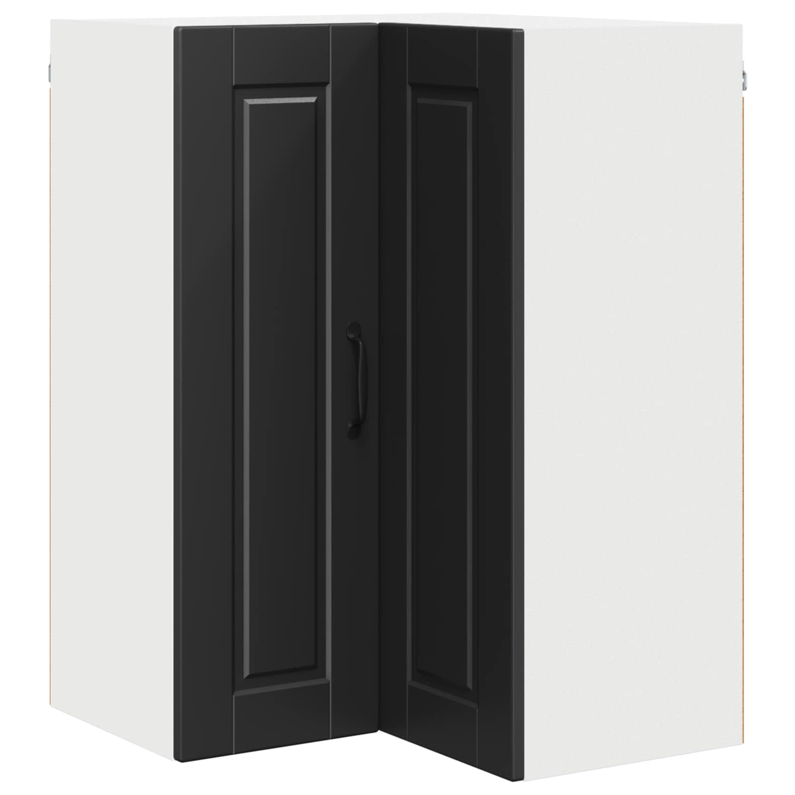 vidaXL Armario Esquinero de Pared PORTO 57 x 57 x 80 cm Multicolor
