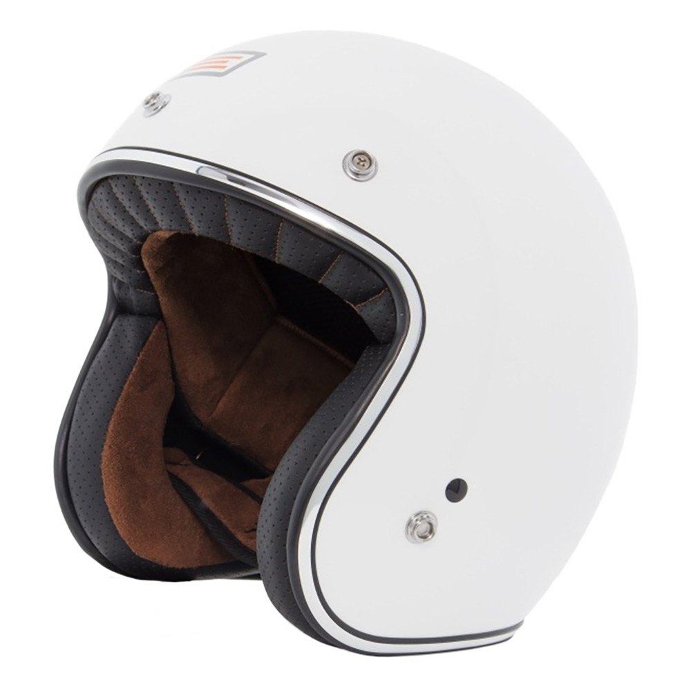 CASCO MOTO JET BLANCO ESTILO CITY SCOOTER