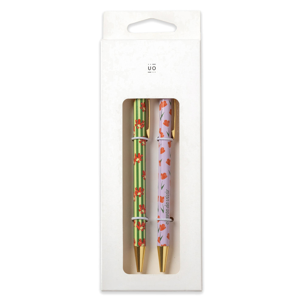 UO SET DE BOLIS  EL ARTE DE VIVIR AGENDAS Y PAPELERIA UO 2025-2026 8x12x10 Cms.