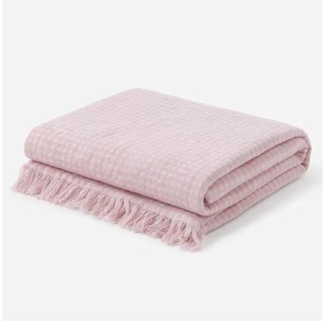 Mantel de sofá， manta Cubre Sofá Multiusos, Colcha Cubre Sofá Reversible con Flecos Largos, Plaid Decorativo para Sofá Cama Sillón, Manta Tejida Suave Antideslizante, Protector Sofá Salón, 125x180 cm
