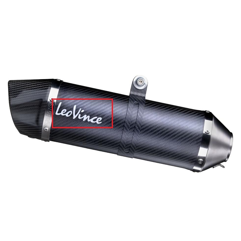 Leovince Adhesivo Leovince Carbono 60x20   Ce U