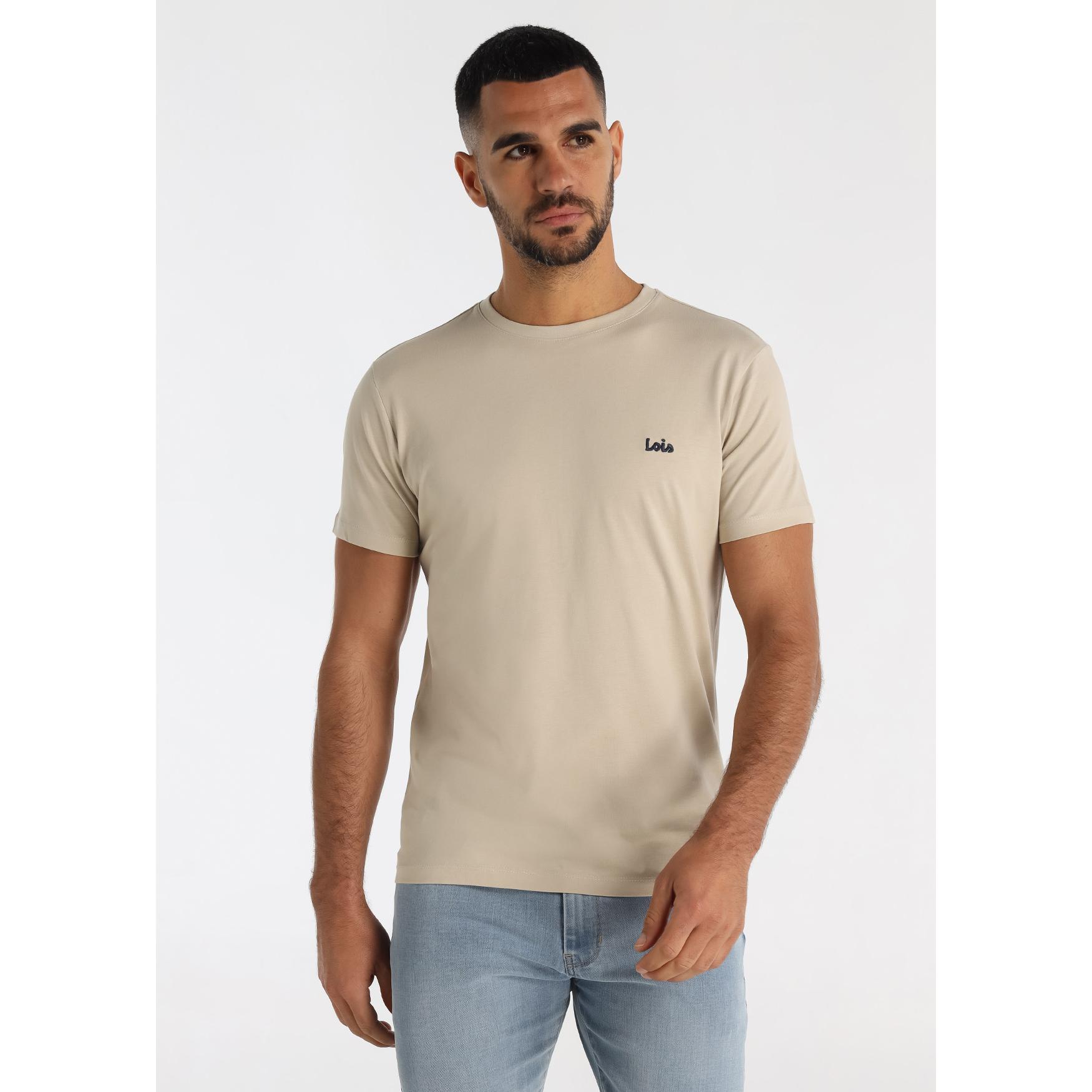 LOIS JEANS - Camiseta Lois Galet Beige - Estilo