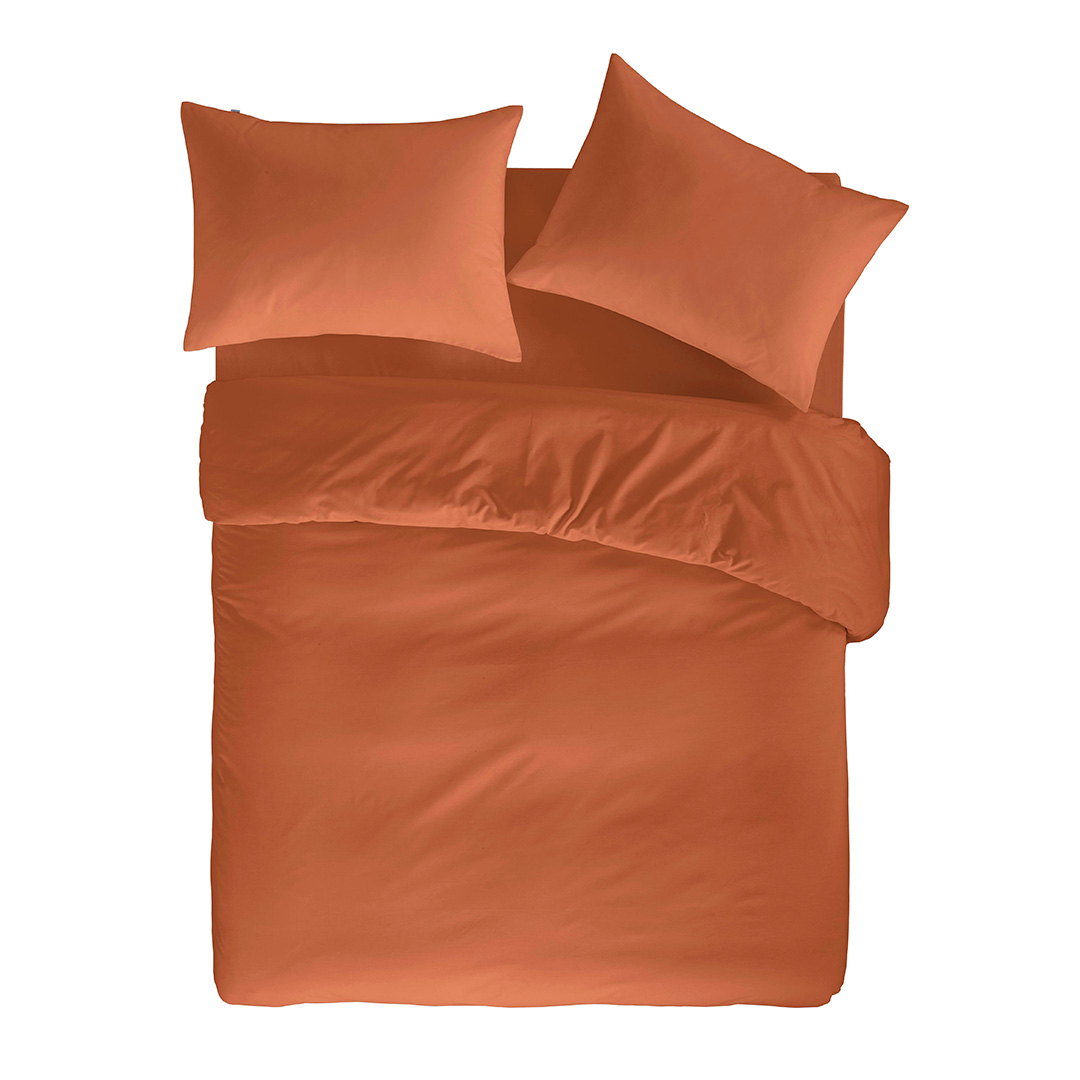 NAF NAF - Funda nórdica de algodón de 144 hilos lisa CASUAL. Disponible en varios colores y tamaños.