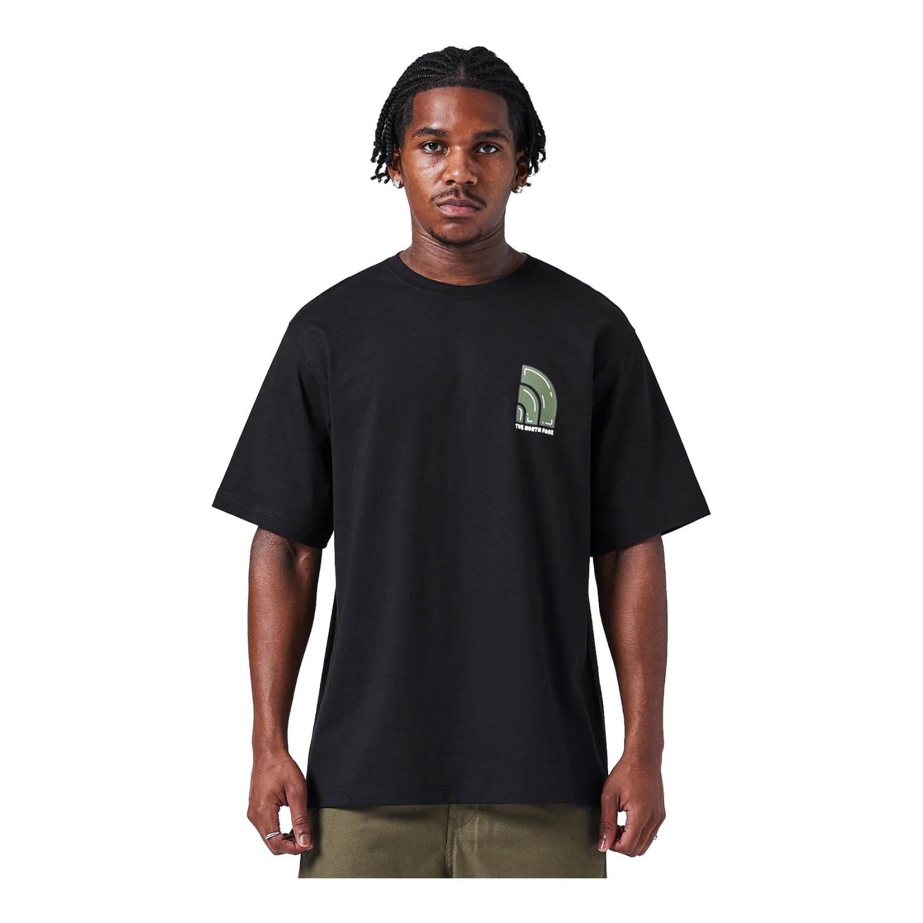 CAMISETA U BUBBLE LOGO RELAXED S TNF BLACK
