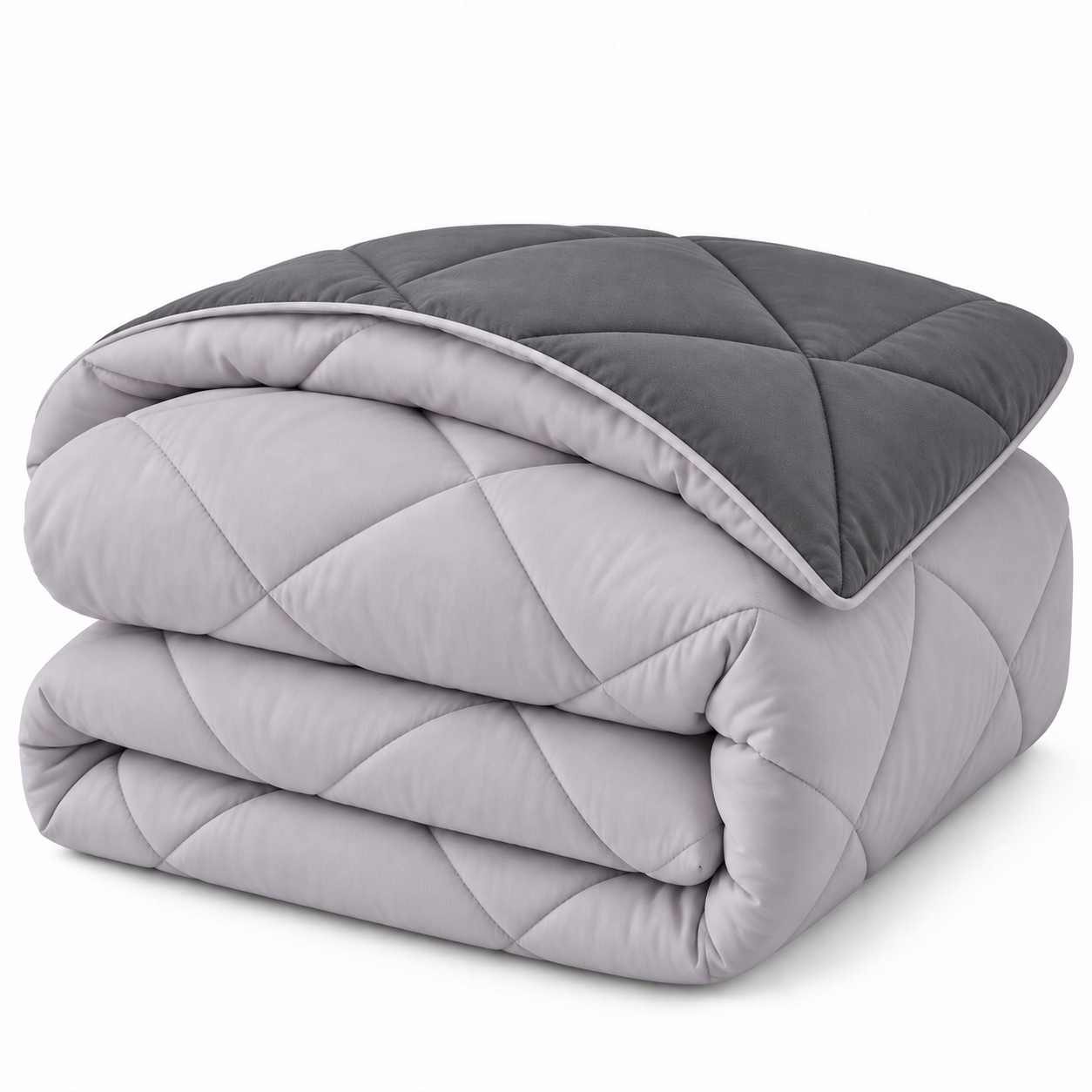 Edredón Reversible de Dos Caras de 300gr/m2, Acolchado con Diseño de Rombos, Suave y Confortable, Lavable a Máquina, para Dormitorio, Disponible en 180x240cm, 220x240cm y 240x260cm, Varios Colores.