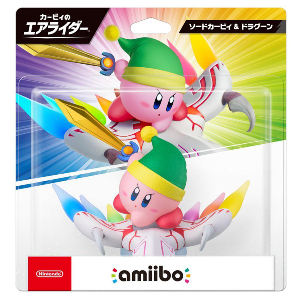 FIGURA AMIIBO SWORD KIRBY & DRAGOON - Caja Original - Nintendo - Amiibo - Kirby - PREVENTA - Lanzamiento 12/11/2026