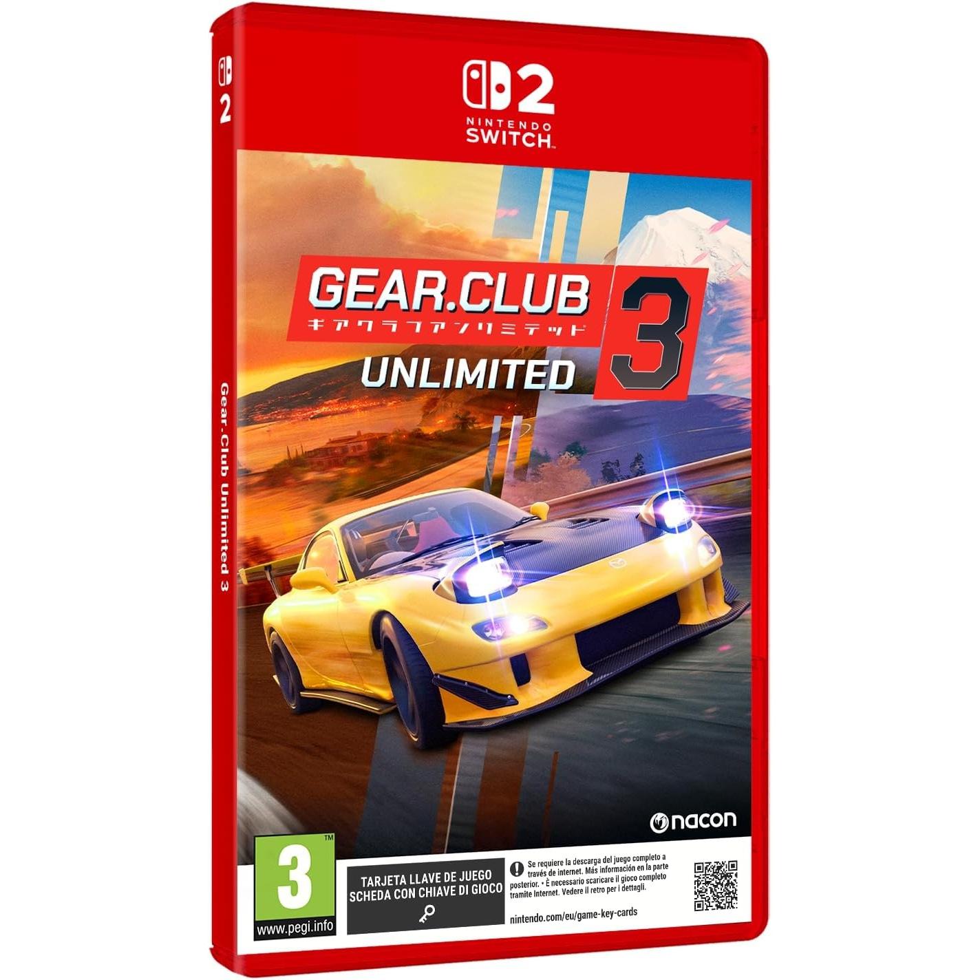 Gear Club 3 Unlimited Juego Digital para Consola Nintendo Switch