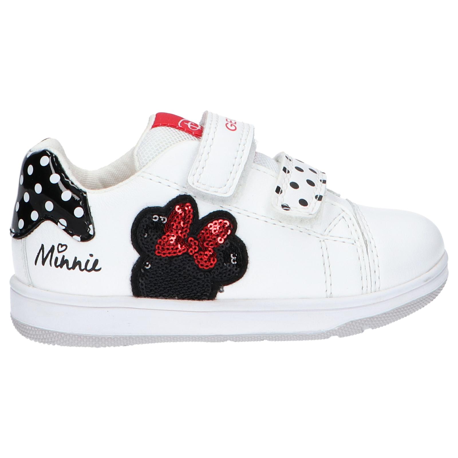 Geox b151ha 08502 b new flick c0404 white girls' sneakers