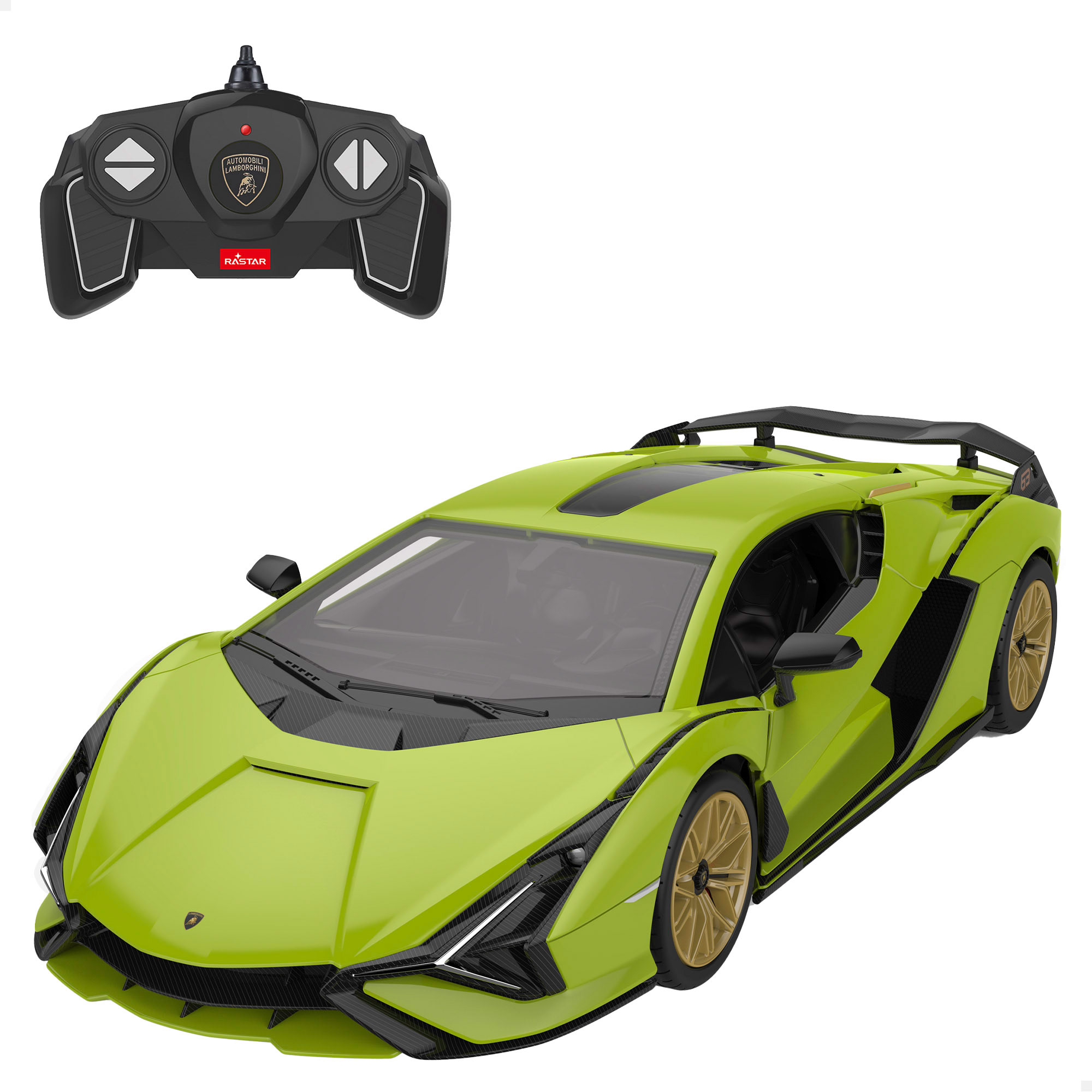 RASTAR - Coche teledirigido y desmontable, escala 1:18, 8 partes, licencia oficial, 2.4 GHz, 6 direcciones, juguetes STEM, coches de juguete, juegos de construcción para niños, piezas de construcción para niños, coche desmontable juguete, +8 años