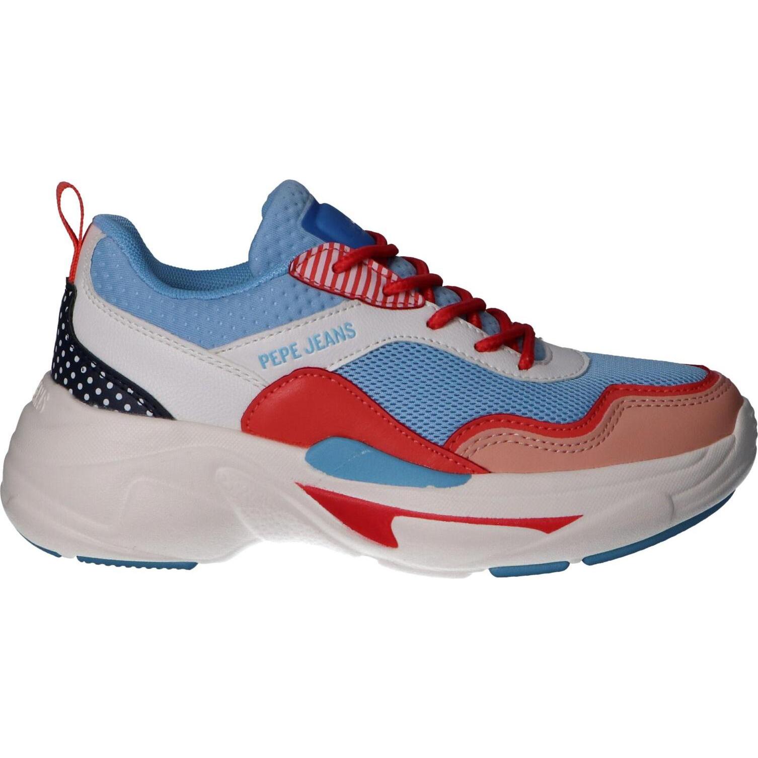 Girl's sneakers pepe jeans pgs30447 sinyu graphic 522 horizon blue