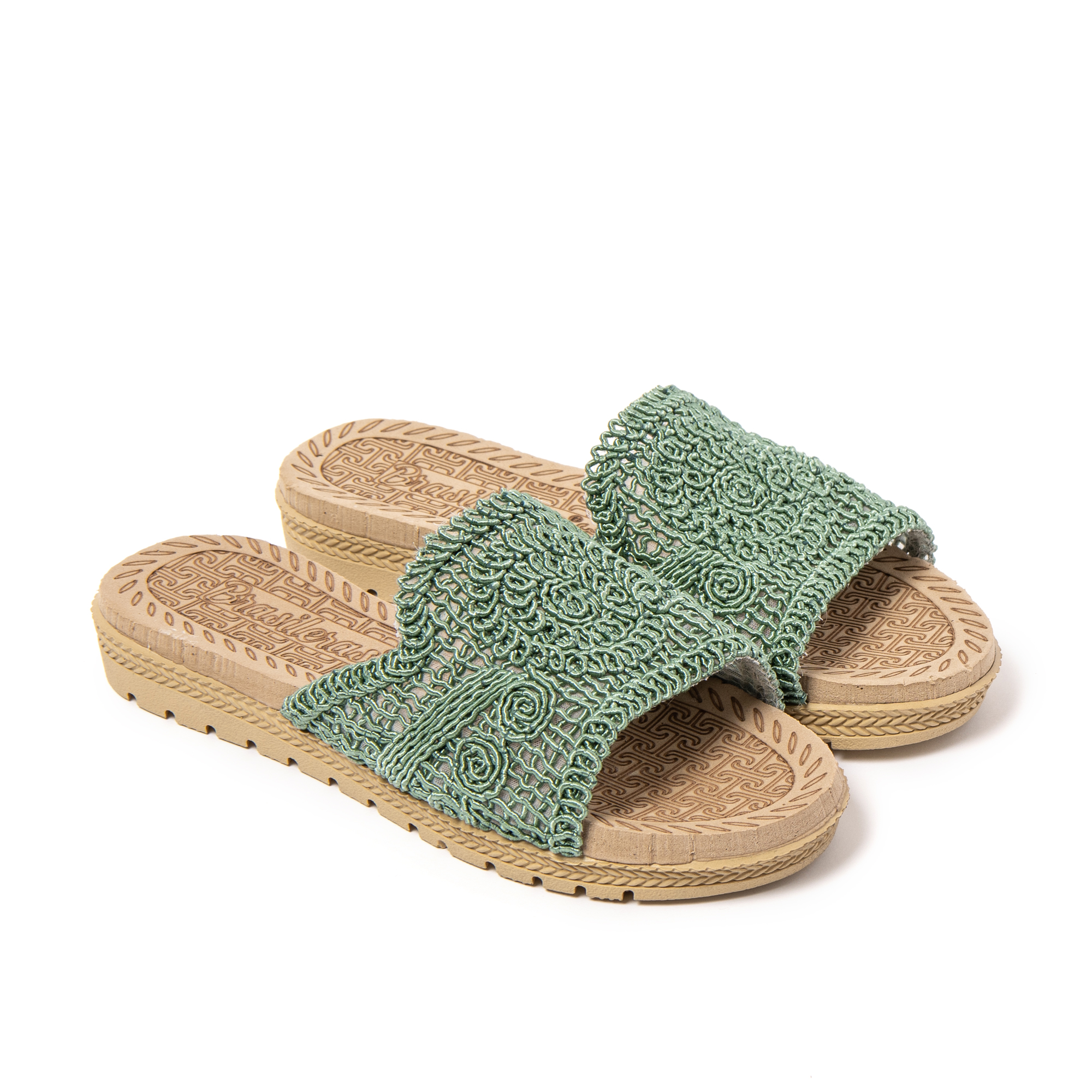 Brasileras Bohooz - Sandalias Planas para Mujer con Base Flexible y Antideslizante, Inspiración Ibicenca y Toque Boho Chic