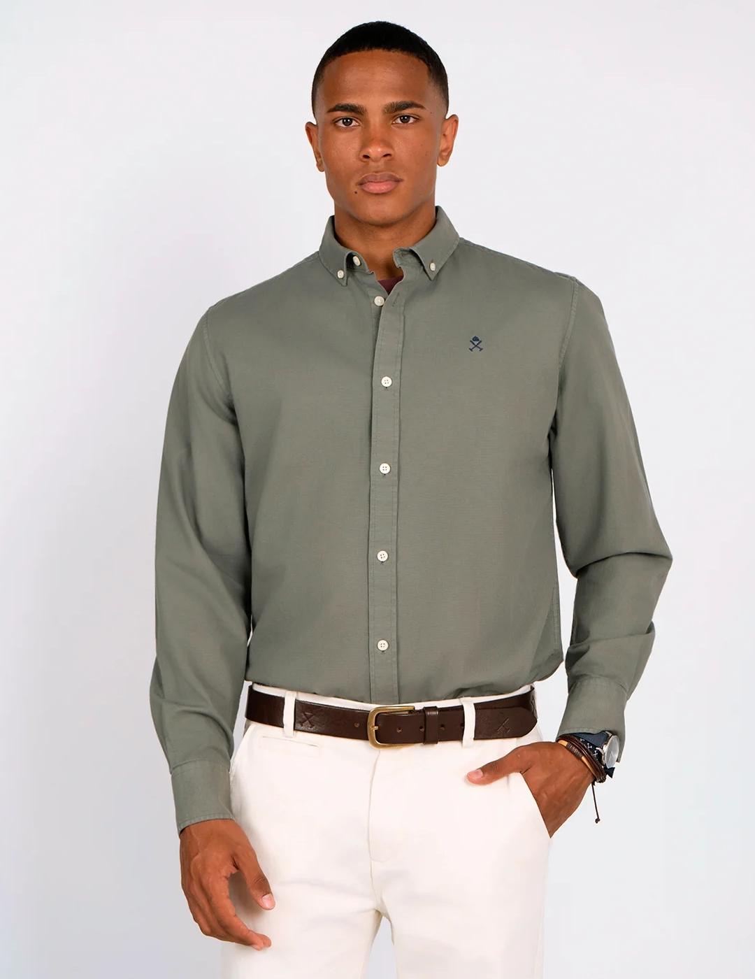 HARPER CAMISA VERDE ESTRUCTURA VENETO