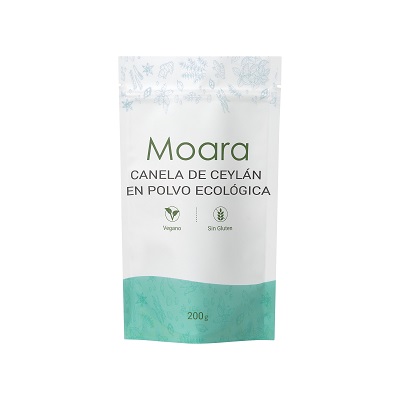 Canela Ceylan en polvo ecológica - sin gluten - MOARA 200g -