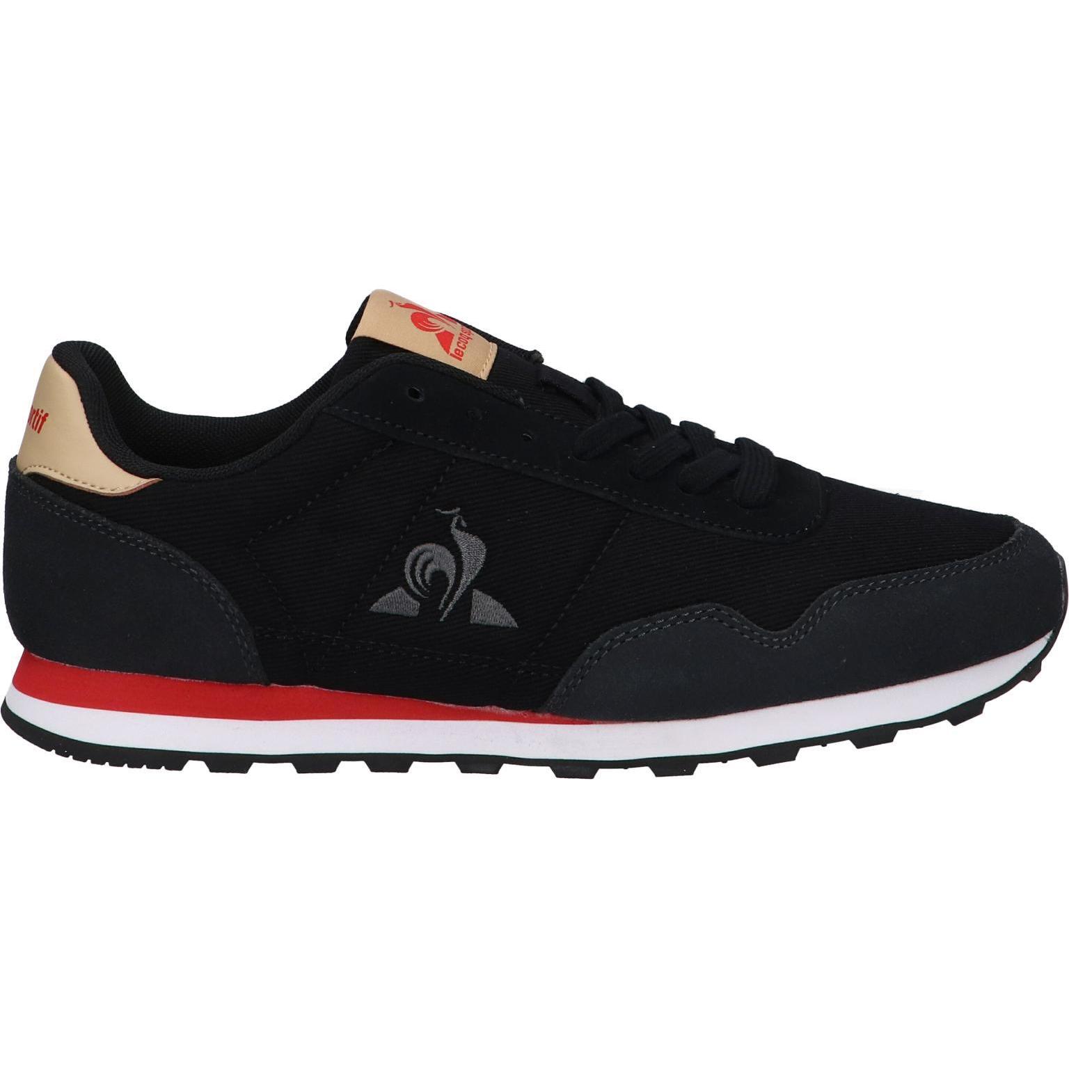 Le coq sportif men's and boys' sneakers 2320540   Astra twill black charcoal