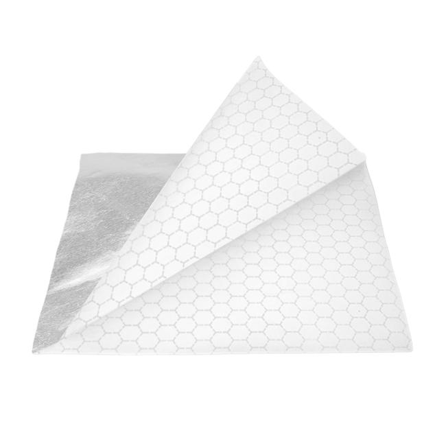 MONOUSO | Bolsa Papel Antigrasa Abierta 2L Aluminio 16x16cm (4000  Uds)