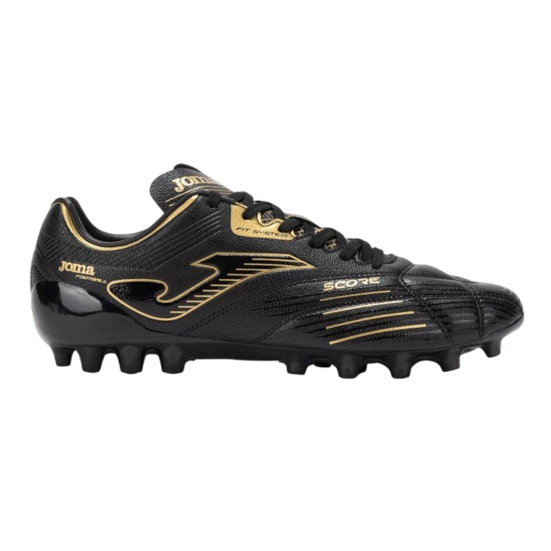 Botas fútbol negras Joma Score 24 césped artificial AG black