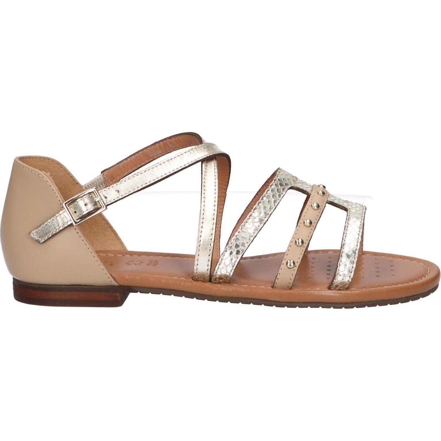 Women's and girls' sandals geox d25lxv 043n9 d sozy ch62l lt taupe-lt gold