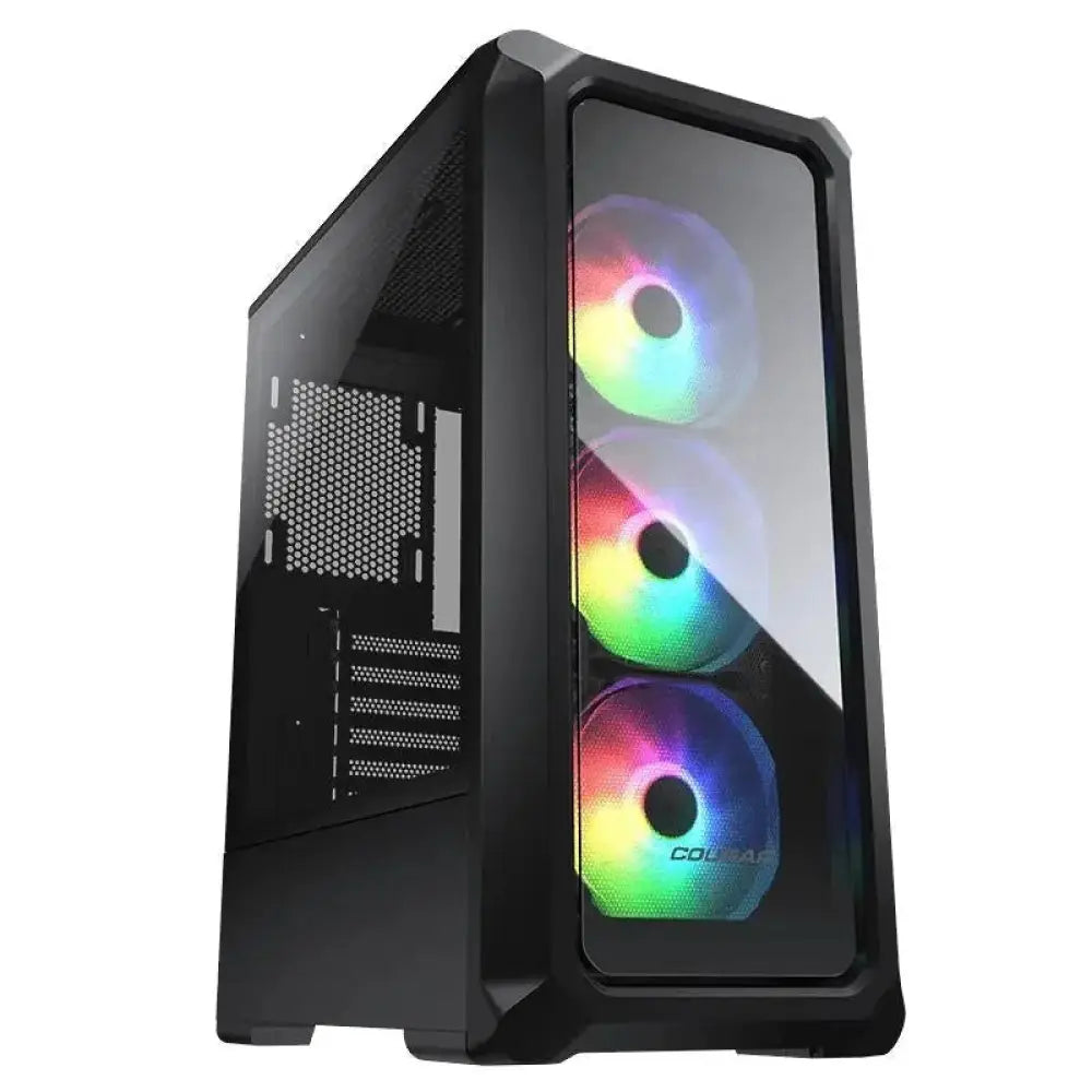 Cougar - Torre PC Archon 2 Mesh RGB con vidrio templado negro para gaming y profesional, soporte hasta 360 mm refrigeración líquida, compatible Mini ITX/Micro ATX/ATX