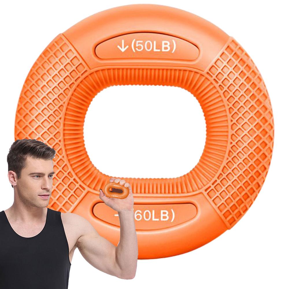 CA Silicona Dedo caliza Anillo mano músculo fortaleza Anillo muñeca Dedo entrenador ejerciore Carpiano expansor entrenamiento fitness device