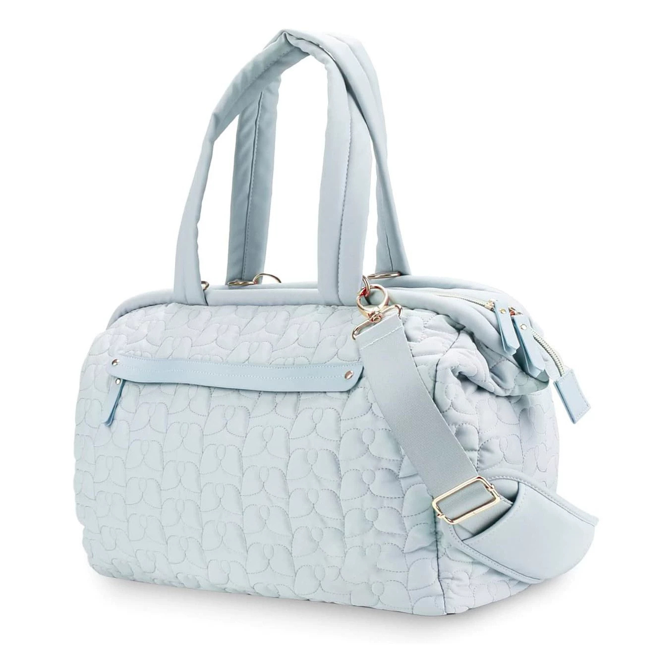 Bolsa de viaje, bolsa para equipo de exterior, diseño acolchado y bordado, gran capacidad (43 cm de largo * 15 cm de ancho * 30 cm de alto).