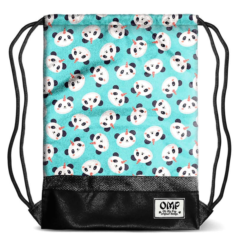 Karactermania Saco Mochila Oh My Pop Pandicorn Producto Oficial Producto Escolar Niños y Niñas - Práctico y Espacioso