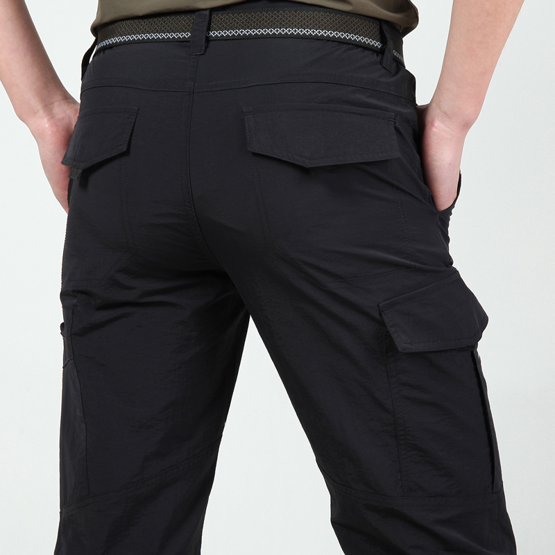 TK Pantalones Tácticos Para Hombre Resistentes Al Agua Con Múltiples Bolsillos Trabajo Al Aire Libre Casual Para Acampar Y Senderismo