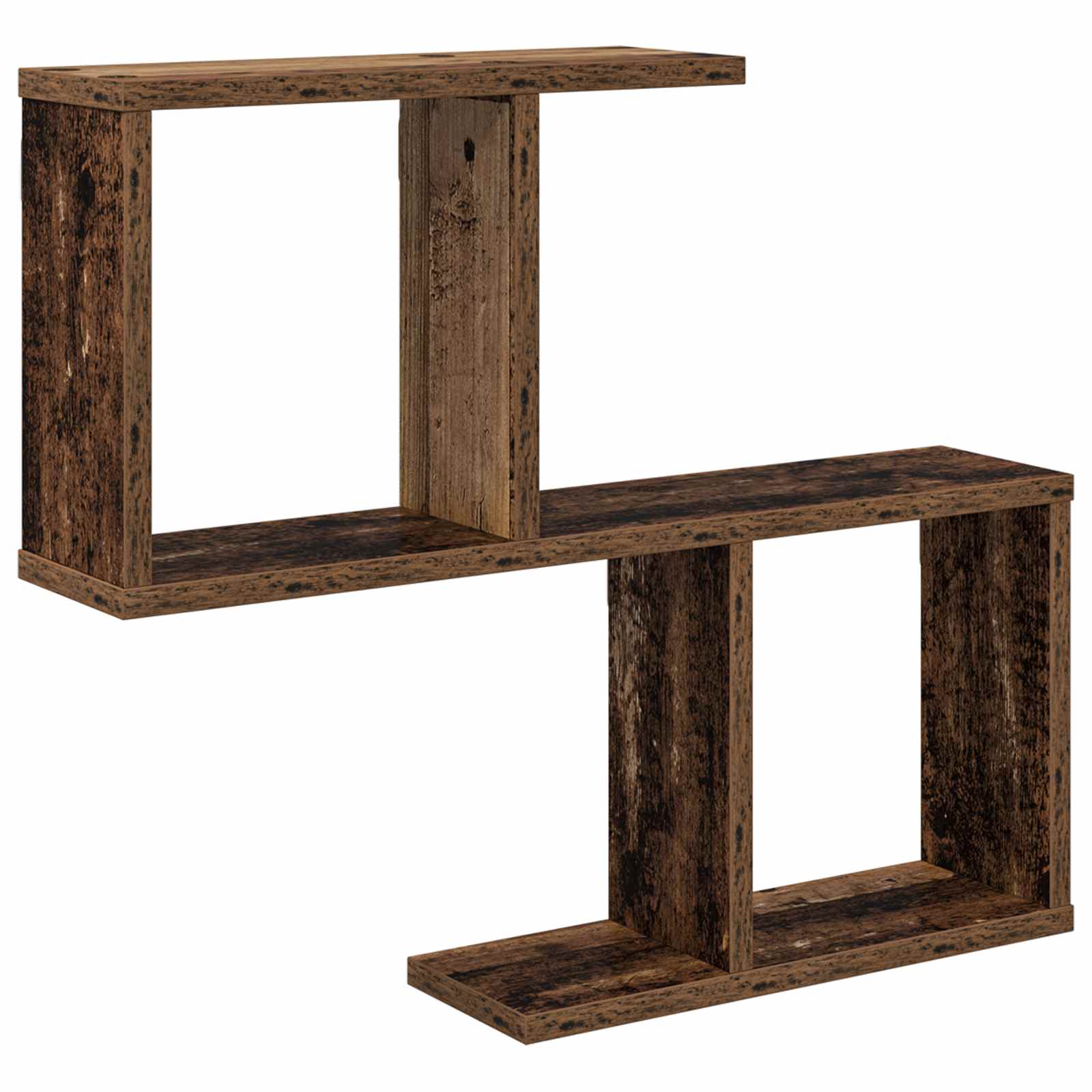vidaXL Estante de pared  60 x 12 x 50,5 cm Madera de ingeniería Multicolor