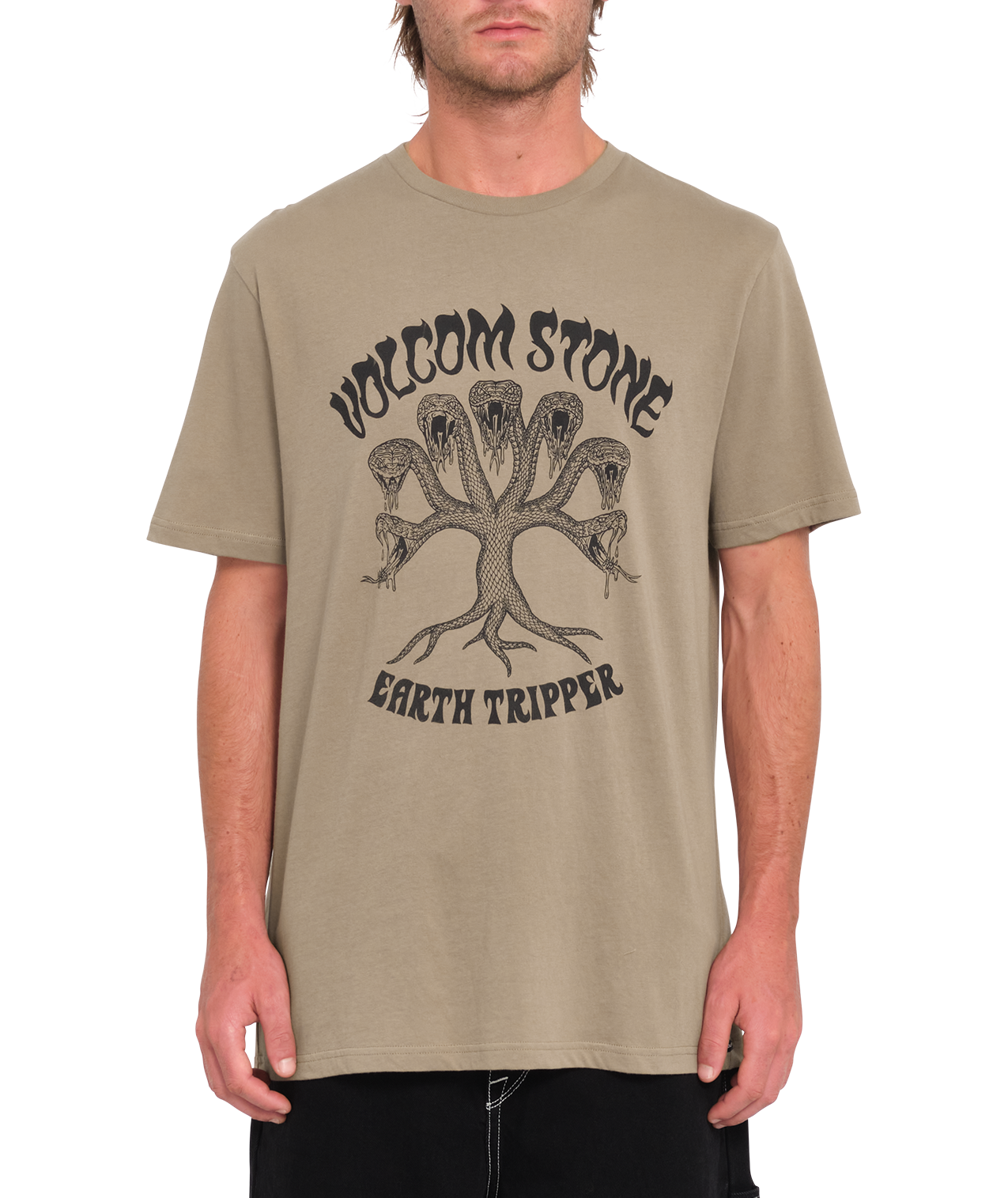 Camiseta de manga corta Volcom Feeding Tree - Teak